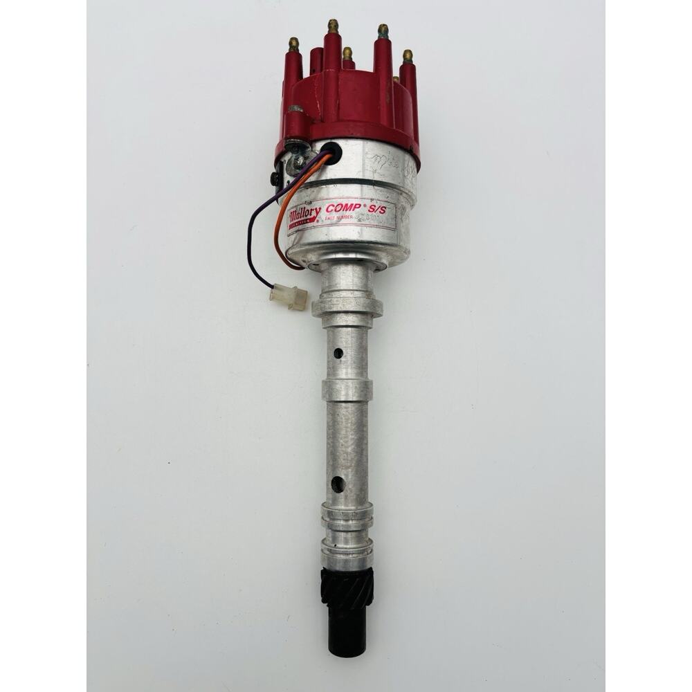 Mallory 3248201 Comp SS Distributor, SB/BB Chevy, Mech Advance And Steel Gear